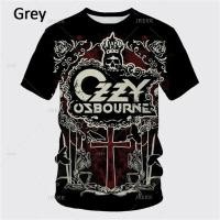 ราคา วงดนตรีพังก์วงร็อค Ozzy Osbourne เสื้อยืดพิมพ์ลาย3D แฟชั่นแร็ปเปอร์แขนสั้นลำลองย้อนยุคเสื้อยืด3D (21098589326)