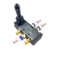 ราคา 4H310 10 Pneumatic Valve 5 Port 2 Position 3 8 PT Thread Hand Pull Lever Operated Air Valve 1Pc (18347372755)
