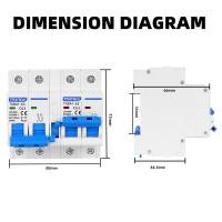 ราคา 1P 1P 2P 2P AC MTS 40A 63A Dual Power Manual Transfer Switch Interlock Circuit Breaker Din Rail Isolating Changeover Switch MCB (22559484358)