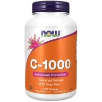 ราคา วิตามินซี NOW C 1000 Vitamin C 1000mg 100 Tablets (24813432956)
