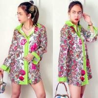 ราคา เสื้อเชิ้ต Amberger ลายดอกไม้ อก44 (19790427813)