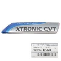 ราคา Logo โลโก้ ติดท้าย PURE DRIVE XTRONIC CVT ของแท้ ใส่ นิสสัน มาร์ช จู๊ค ทรีด้า อัลเมร่า สีโครเมี่ยม ฟ้า สำหรับ Nissan March Juke F15 Tidda Almera ปี 2012 2018 (1353272850)