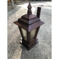 ราคา โคมไฟติดผนังเสา โคมไฟไม้สักโคมไฟหัวเสาไม้สัก โคมไฟภายนอกอาคาร ห้องนั่งเล่น ห้องรับแขก โคมไฟเพดาน โคมไฟห้อย โคมไฟแขวน โคมไฟไม้สัก โคมไฟตกแต่ง (21374242784)