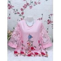 ราคา สื้อลูกไม้ผ้าลินิน ผสม เสื้อลูกไม้ใส่ทำบุญ เสื้อลูกไม้ไซส์ใหญ่ รอบอก38 42 44 46 48 52นิ้วฟรีไซส์ มี3ไซส์หน้าผ้า42 46 52นิ้วใส่สบาย ปักลายดอกสวย (21901367095)