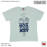 ราคา เสื้อแตงโม SUIKA เสื้อแตงโมคอกลมพิมพ์ลาย SNOOPY สนูปปี้ SN O 125 (17421137094)