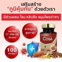 ราคา CoGA โคก้า รวมสมุนไพร 17 ชนิด ช่วยดูแลบำรุงสุขภาพ 100 แค็ปซูล (23604317935)