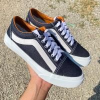 ราคา รองเท้าผ้าใบแฟชั่น รุ่น E8 รองเท้าผ้าใบผู้ชาย ผู้หญิง ทรง Vans Old Skools แพนโด้ ไซส์ 38 45 (23806666743)