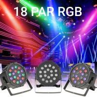 ราคา ไฟพาร์ ไฟปาร์ตี้ ไฟเธค ไฟเทค ไฟหลากสี ไฟงานเลี้ยง PAR 18 LED กระพริบตามจังหวะ light Disco (6527198039)