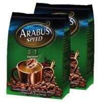ราคา Arabus Speed 3in1 Coffee Espresso อาราบัส สปีด กาแฟ ทรีอินวัน เอสเพรสโซ่ 18g x 30sticks 2แพค (352655613)