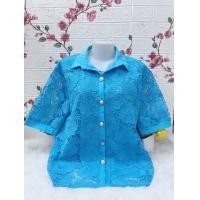 ราคา เสื้อลุกไม้คนแก่ไซส์ใหญ่ รอบอก38 40 42 44 46ยาว22 24นิ้วฟรีไซส์ เสื้อลูกไม้สาวอวบ เสื้อผ้าผู้หญิงอวบใส่ทำบุญ เสื้อลูกไม้คอปกสีขาว (24784700792)