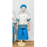 ราคา ชุดชาวเหนือ ชุดพื้นเมืองเด็ก ชุดภาคเหนือ ชุดไทยล้านนา (22873604303)