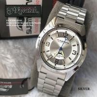 ราคา ussubmarine รุ่น J 035M นาฬิกาข้อมือแฟชั่น นาฬิกาผู้ชาย อะนาล็อก สายเหล็กสีเงิน หน้าปัดสีดำ ขาว น้ำเงิน เขียว กันน้ำ100 (341432964)