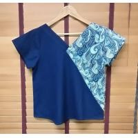 ราคา Cottonstore อินทนิล เสื้อผ้าฝ้ายหม้อห้อม ม่อฮ่อม ตัดต่อผ้าลาย คอวี แขนสั้น ไซส์38 46 เสื้อพื้นเมือง เบลาส์ สาวอวบ เสื้อคนอ้วน เสื้อผู้ใหญ่ (10701067481)