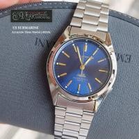 ราคา ussubmarine รุ่น J 035M นาฬิกาข้อมือแฟชั่น นาฬิกาผู้ชาย อะนาล็อก สายเหล็กสีเงิน หน้าปัดสีดำ ขาว น้ำเงิน เขียว กันน้ำ100 (23812810107)