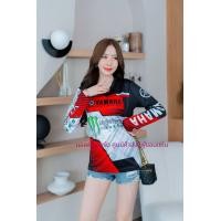 ราคา เสื้อยืดพิมพ์ลายเต็มตัวแขนยาว ลายYAMAHA MONSTER ลายคมชัดใส่สบายกันแดดและกันลม ผลิตโรงงานไทย (24089547341)