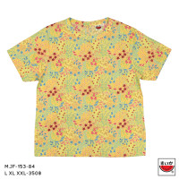 ราคา เสื้อแตงโม SUIKA เสื้อแตงโมคอจีนแขนสั้น ติดกระดุมหลัง ต่อตะเข็บหลังลายดอกไม้ M JF 153 (24921326119)