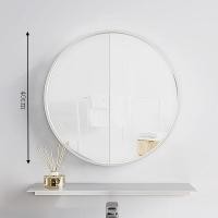 ราคา AiHome กระจกแท้ 40 50 60 cm กระจกห้องน้ำ บานใหญ่ กระจกติดผนัง กรอบ สวย ผิวเรียบสนิท (23695524471)