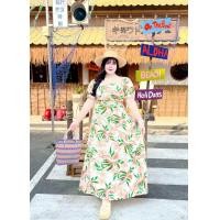 ราคา ชุดเซ็ทลายดอกกางเกงกระโปรงผ่าหน้าใส่เที่ยวทะเลสาวอวบ (24267308760)