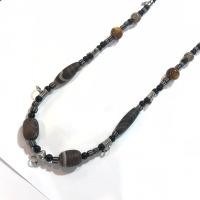 ราคา ช้างกระบี่ สร้อยคอ เส้นที่95a ยาว 28นิ้ว ลูกปัดหินโบราณ สำหรับห้อยพระหรือจี้ 9องค์ ลูกปัดโบราณ ลูกปัดโบราน (3810414957)