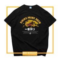 ราคา เสื้อยืดแขนสั้นผู้ชายผู้หญิงคู่รัก Kirin Beer รุ่น Special Press สไตล์ย้อนยุคญี่ปุ่น ผ้าฝ้าย ทรงหลวม ฤดูร้อน 2023 (23943233309)