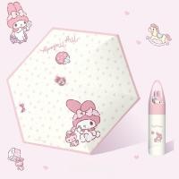 ราคา Aqrau 50 OFF Sanrio Melodyร่มพับห้าจุด3D ทรงหัวตุ๊กตา ป้องกันแสงแดด ป้องกันฝน ใช้ได้ตลอดทั้งปี ร่มพับแบบมือถือ วัสดุผ้าไนลอนร่มเด็กพับได้ ร่มแบรนด์เนม ร่มเบาญี่ปุ่น (24573683721)