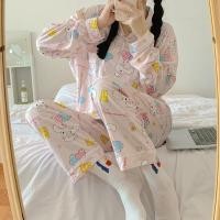 ราคา พร้อมส่ง ชุดนอนเสื้อคอปกแขนยาวกับกางเกงขายาว ลายคิตตี้ ลายมายเมโลดี้ สาวก sanrio และลิตเติ้ลทวินสตาร์ โทนชมพูหวาน (24478478408)