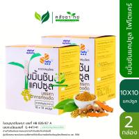 ราคา Set คู่ X2 ขมิ้นชันแคปซูล ไฟโตแคร์ องค์การเภสัชกรรม GPO 100 แคปซูล กล่อง (17424552542)