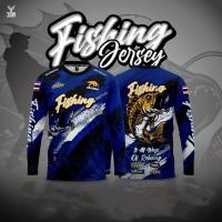 ราคา เสื้อยืดแขนยาวพิมพ์ลาย ตกปลา แขนยาวมีลวดลายประณีต ผ้าพิมพ์ลายเนื้อนุ่มสวมใส่สบาย (22843172340)