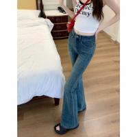 ราคา กางเกงยีนส์ขายาว กางเกงยีนส์เอวสูง ทรงสวยมาก ผ้ายืดได้ ขาม้าเล็ก ใส่เเล้วขาเรียวมาก 010113 (24330263717)