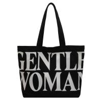 ราคา พร้อมส่ง กระเป๋าผ้าแคนวาส Gentle Women ลายมิกกี้เมาส์ พิมพ์ลายน่ารัก ผ้าหนา คุณภาพดี bag black white blown (24439353433)