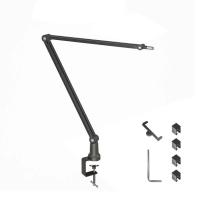 ราคา Low Profile Mic Arm Stand Boom Arm Adjustable Microphone Desk with Shock Mount Clip 3 8 5 8 Adapter for Blue Yeti HyperxQuadCast AT2020 Shure SM58 SM7B Fifine AM8 K669B (24810520147)