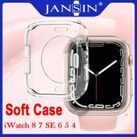 ราคา เคส TPU กันรอย สำหรับ Apple watch แบบนิ่ม Series 9 8 7 ขนาด 41MM 45MM เคสใส apple watch เคส Protector Watch Cover Case (10512660996)