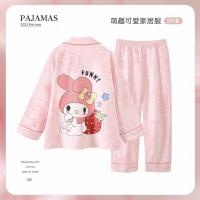 ราคา ชุดนอนเด็กผู้หญิง 100 145 ซม ผ้านิ่มเด้ง ชุดนอนลายการ์ตูน (23318046844)