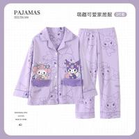 ราคา ชุดนอนเด็กผู้หญิง 100 145 ซม ผ้านิ่มเด้ง ชุดนอนลายการ์ตูน (23318046843)