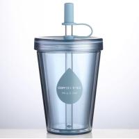 ราคา แก้วน้ำพลาสติกแบบใส 2 ชั้น แก้วน้ำมูก แก้วนมชา แก้วน้ำผลไม้สำหรับเด็ก ใช้ได้หลายครั้ง แก้วน้ำสำหรับใช้ในบ้าน (24690724200)