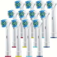 ราคา 4pcs Toothbrush Head Compatible with Braun Oral B Electric Toothbrush Replacement Brush Heads for Oral B Vitality Pro 1000 2000 (23884542093)