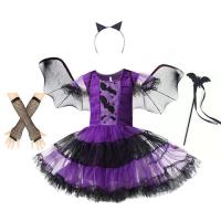 ราคา ชุดฮาโลวีนสำหรับเด็กผู้หญิง ชุดคอสเพลย์แม่มด สีม่วง สีส้ม ชุดฟักทอง เสื้อคลุมสำหรับเด็ก เสื้อผ้าสำหรับงานปาร์ตี้คาร์นิวัล ชุดราตรี (24734632512)