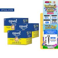 ราคา 3 กล่อง Equal Gold อิควล โกลด์ ผลิตภัณฑ์ให้ความหวานแทนน้ำตาล ขนาด 50 ซอง 0 แคลอรี (21930028285)