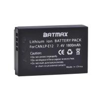 ราคา แบตเตอรี่ LP E12 สำหรับกล้อง Canon EOS M10 M50 M100 100DEOS MEOS M2 (12424370038)