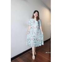 ราคา ชุดพลีทPLEATED Dress เดรสสาวอวบ ชุดเดรสผ้าอัดพลีท ชุดเดรสออกงาน ชุดพลีทคลุมท้อง ชุดคลุมท้องแฟชั่น ชุดคลุมท้องผ้าพลีทสวยๆ (11802841693)