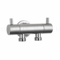 ราคา ก๊อกน้ำอเนกประสงค์ ก็อกคู่ วาล์วสแตนเลส 2 ทาง วาล์วเปิดปิดน้ำ สต๊อปวาล์ว สองทาง สแตนเลส SUS 304 เกรดพรีเมี่ยม (20197018040)