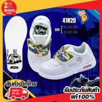 ราคา ADDA Ironman รองเท้านักเรียนอนุบาล สีดำ ขาว แฟชั่นเด็กผู้ชาย มีไฟกระพริบ หนัง พื้นยาง ไซส์25 35 (23360055984)
