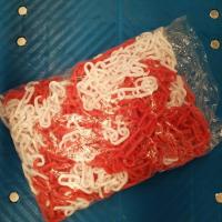 ราคา พร้อมส่ง โซ่พลาสติก โซ่กั้นเขต Plastic Chain ขนาด 6มม ยาว 25เมตร สีขาว แดง โซ่จราจร โซ่ขาวแดง โซ่พลาสติกกั้นเขต (22748621313)