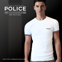 ราคา Police Bodysize เสื้อยืดคอกลม ทรง Slim fit พอดีตัว (24664210746)
