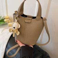 ราคา MOUSSON กระเป๋าถือสุภาพสตรีกระเป๋าทรงถังแฟชั่นกระเป๋าสะพายข้างทรงสูง (24660969927)