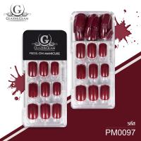 ราคา New Arrival GLAZE GLAM เล็บปลอม เล็บเจลปลอม เล็บปลอมสำเร็จรูป เล็บปลอมพร้อมเทปกาวในตัว PRESS ON NAILS PM0097 30 PCS (21401068940)