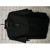 ราคา เสื้อเชิ๊ตสีดำล้วน แขนยาว และแขนสั้น ทรงปล่อย รีดง่าย (19279046296)