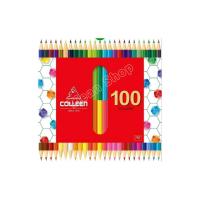 ราคา Colleen สีไม้คอลลีน 787 สองหัว แท่งเหลี่ยม รุ่น 12 24 36 48 60 100 สี (24315959942)