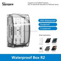 ราคา ITEAD SONOFF กล่องกันน้ำ R2 Crushproof Dustproof Case Outdoor Box สำหรับ SONOFF Most Smart Modules TH POW Elite POW TH Origin M5 TX Series NSPanel (19716585124)