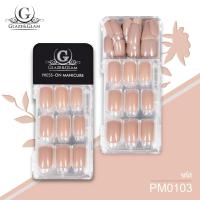 ราคา New Arrival GLAZE GLAM เล็บปลอม เล็บเจลปลอม เล็บปลอมสำเร็จรูป เล็บปลอมพร้อมเทปกาวในตัว PRESS ON NAILS PM0103 30 PCS (21401107730)